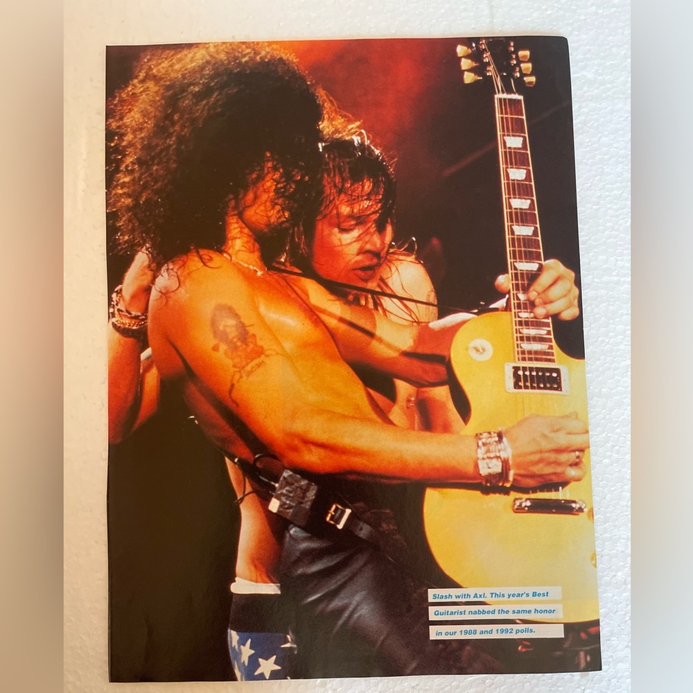 Guns N’ Roses Axl & Slash pinup